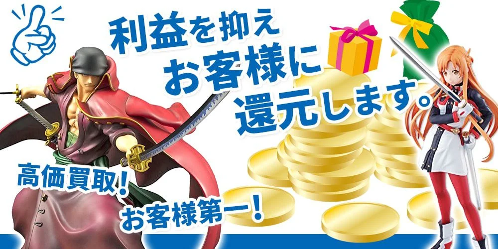 利益を還元バナー
